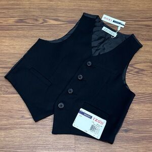IZOD Kids Black Dress Vest size 6